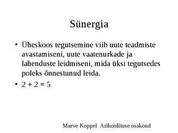 Meeskonnatöö #5