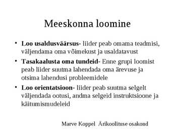 Meeskonnatöö #48