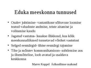 Meeskonnatöö #7
