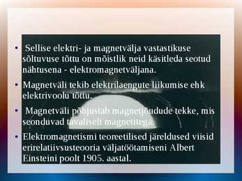Esitlus elektriga seonduval teemal #15