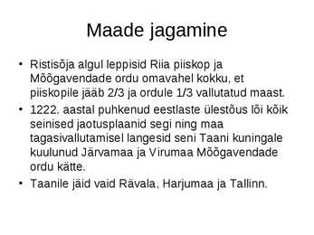 Üleminek muinasajast keskaega #2
