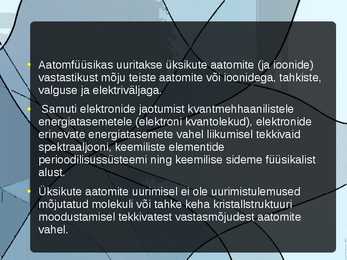 Aatomifüüsika ja Astronoomia #3