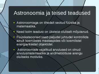 Aatomifüüsika ja Astronoomia #6