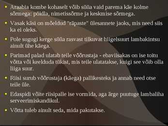 Usud ja Toidukultuur #17