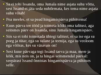 Usud ja Toidukultuur #8