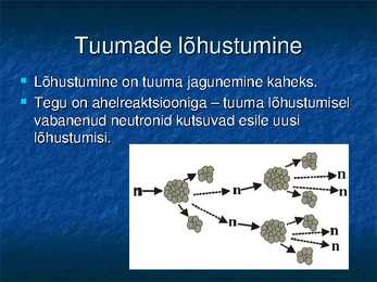 Radioaktiivsuse ja tuumade lõhustumise avastamine #23