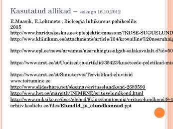 Esitlus erituselundkonnast #12