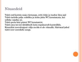 Esitlus erituselundkonnast #9
