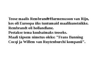 Rembrandt ja Rubens #2