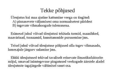 Üleujutused #3