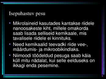 Erlised materjalid ja nende omadused #7