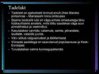Erlised materjalid ja nende omadused #8