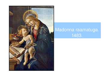 Itaalia vararenessansi tutvustus #33