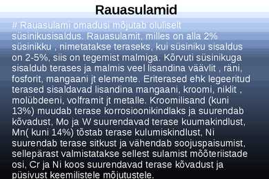 Keemia slaidi töö rauast #5