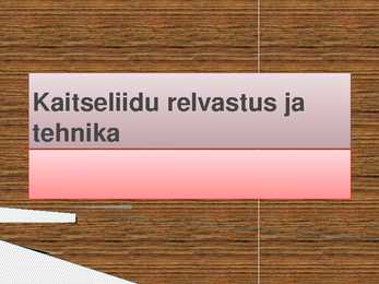 Kaitseliidu relvastus ja tehnika