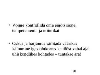 Klienditeenindus ja teeninduskultuur #28