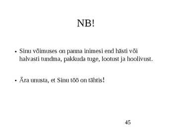 Klienditeenindus ja teeninduskultuur #45