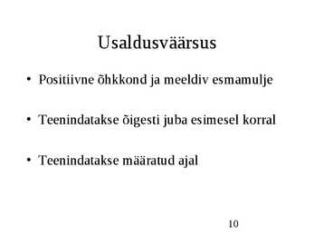 Klienditeenindus ja teeninduskultuur #10