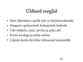 Klienditeenindus ja teeninduskultuur #91