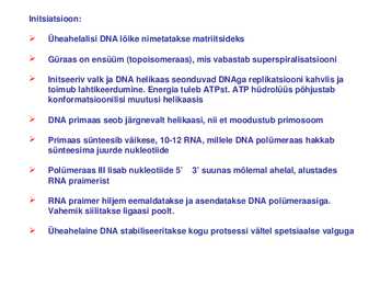 DNA replikatsioon #11