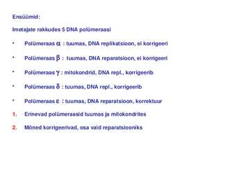 DNA replikatsioon #21