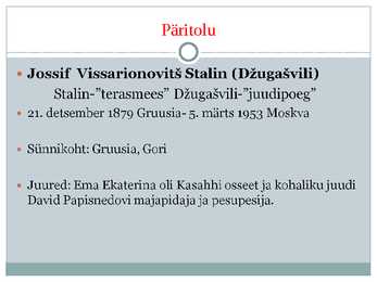 Jossif Stalin #2