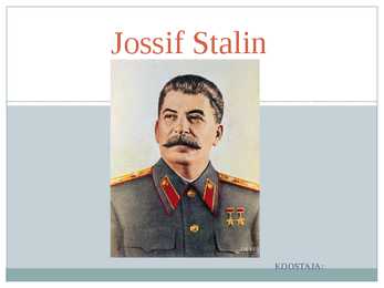 Jossif Stalin