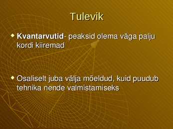 Arvuti ajalugu - esitlus #11