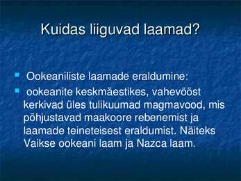 Mäestike teke #11