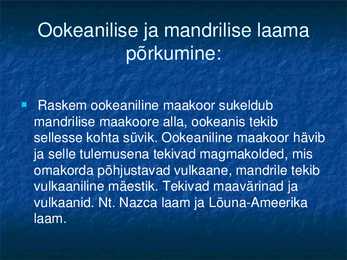 Mäestike teke #18