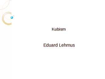 Kubismi ettekanne
