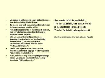 Marie Underi ja Henrik Visnapuu luule ja eluloo võrdlus #7