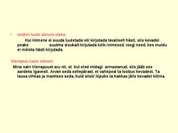 Marie Underi ja Henrik Visnapuu luule ja eluloo võrdlus #10