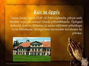 Juhan Smuul elulugu #3