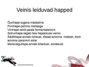 Veini koolitus #12