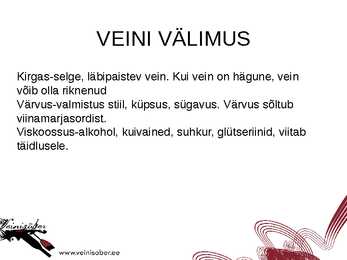 Veini koolitus #22