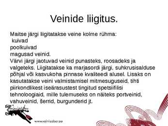 Veini koolitus #7