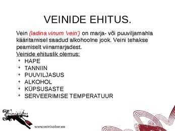 Veini koolitus #10