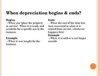 Depreciation #4