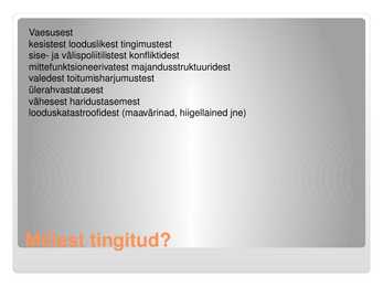 Toidupuudus #3