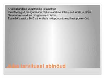 Toidupuudus #9