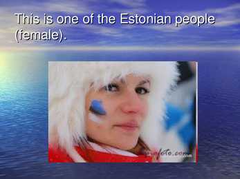 Estonian people #6