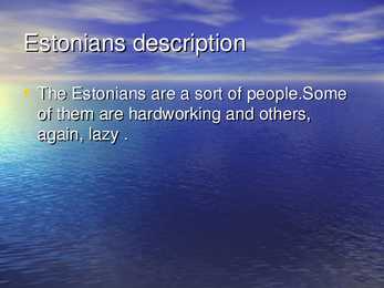 Estonian people #7