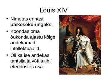 Klassitsismi kokkuvõttev esitlus #4