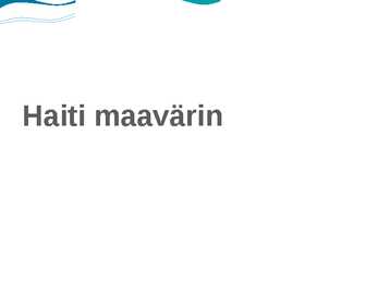 Haiti maavärin