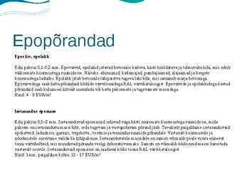 Epo--Marmoleum ja Pergo põrandad #3
