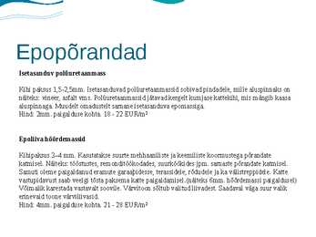 Epo--Marmoleum ja Pergo põrandad #4