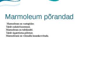 Epo--Marmoleum ja Pergo põrandad #7