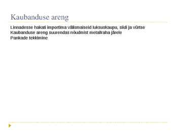 Keskaegne linn ja elu #12