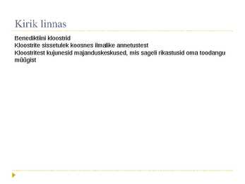 Keskaegne linn ja elu #17